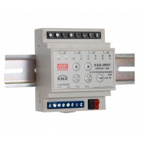 Mean Well KAA-4R4V-10 KNX Aktuator 4 Relais 10A und 4 Dimmausgänge