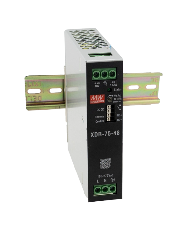 MEAN WELL XDR-75-12 Hutschienennetzteil DIN Rail 85-305VAC 12V 6.24A Schraubklemmen