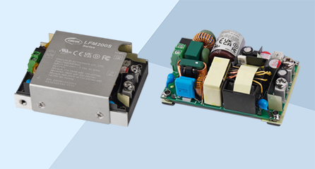 Leise und leistungsstark: LFM-Serie jetzt als Open-Frame-Variante mit Baseplate Die LFM-Serie mit Baseplate für medizinische, industrielle und Haushaltsanwendungen.