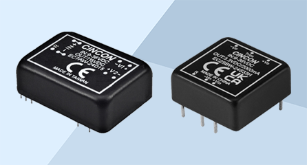 Neue Generation DC/DC Wandler für kleine Leistungen von Cincon: Die EC7AW- und EC2SBW-H Serie für bis zu 10 W FORTEC Power mit den neuen 10 Watt DC-DC-Wandlern von Cincon, den EC2SBW-H und EC7AW.