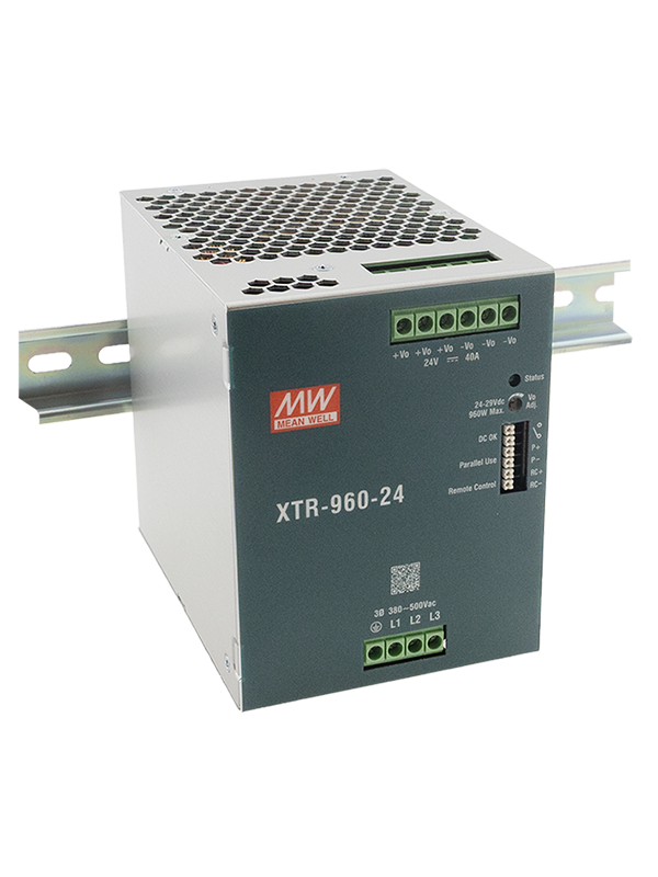 MEAN WELL XTR-960-48 Hutschienennetzteil DIN Rail 320-600VAC 48V 20A