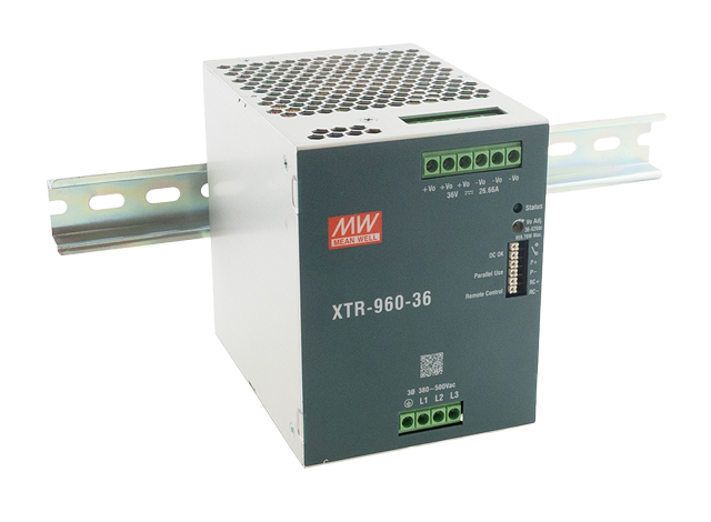 MEAN WELL XTR-960-36 Hutschienennetzteil DIN Rail 320-600VAC 36V 26.66A