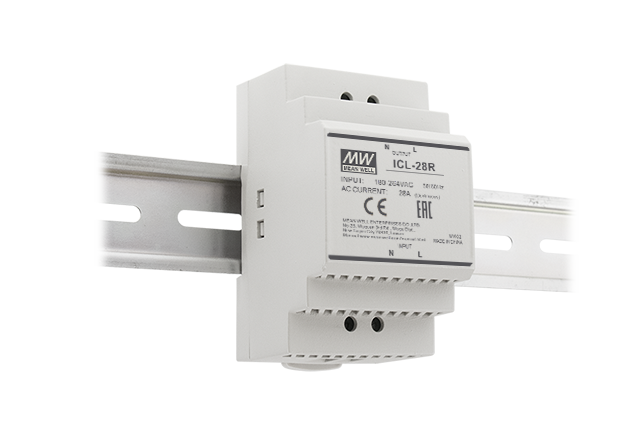 Mean Well ICL-28R Einschaltstrombegrenzer Hutschiene Kapazitive Last Induktive Last 180-264VAC 28A